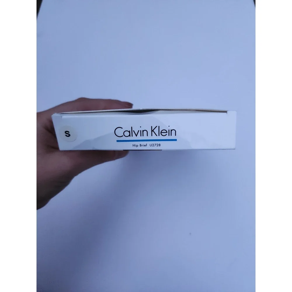 Calvin Klein Hip Brief White Tech Cool RealCool Cotton U2728D Size S - Picture 3 of 4